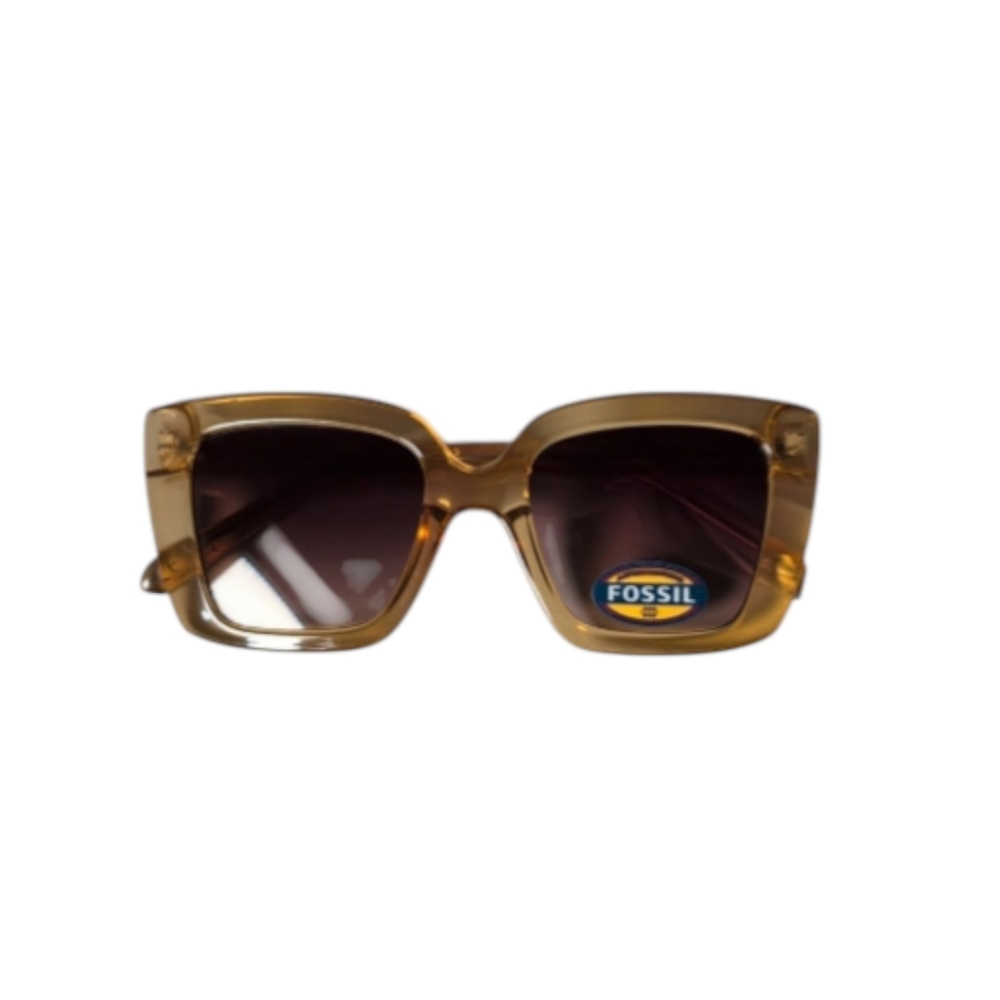 Fossil 55 mm Cat Eye Sunglasses in Honey